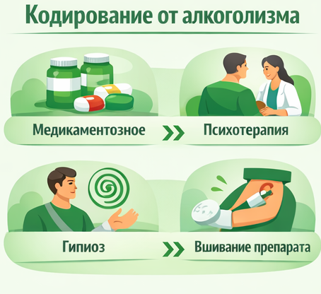 кодирование от алкоголизма в Купино Санати